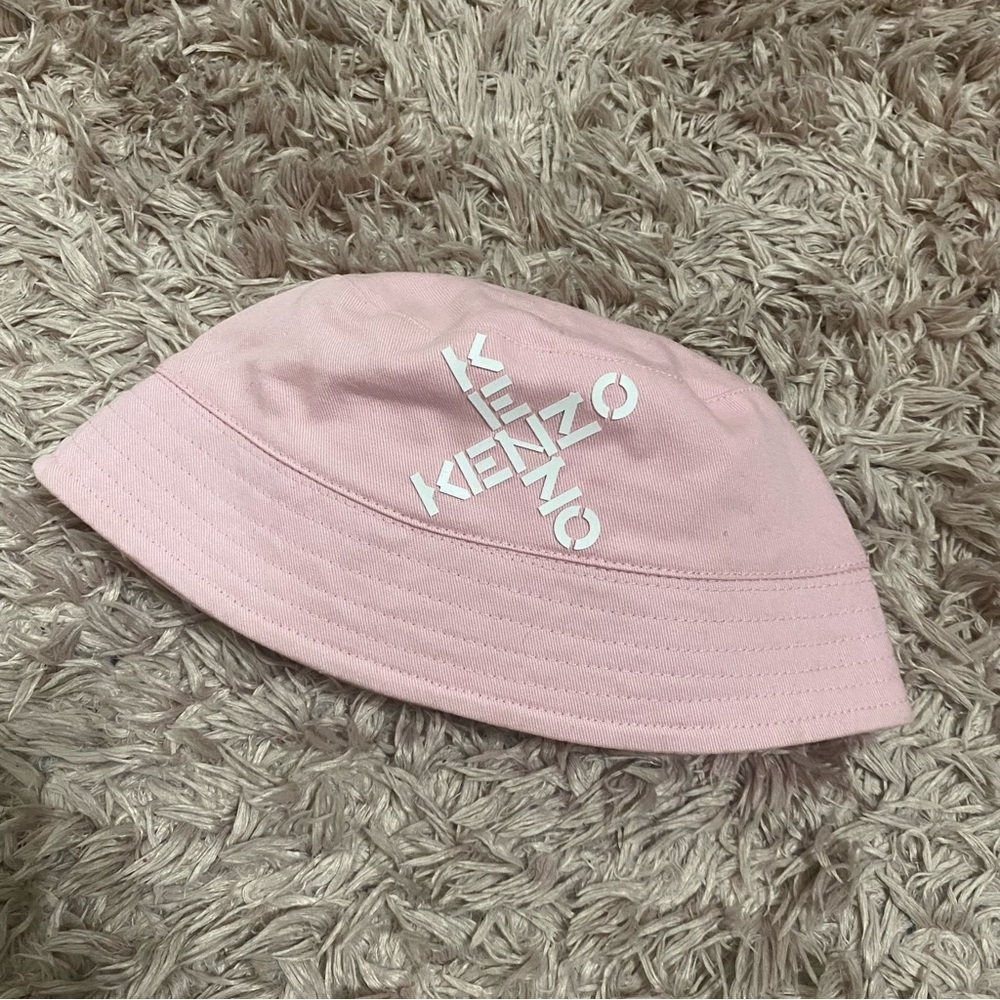 Kenzo Kids | pink logo bucket hat